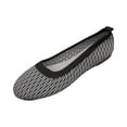 thumbnail image 2 of Willtoo Women Flat Shoes Knitted Lightweight Slip-on Loafers Breathabel Soft Comfortable Ballet Flats, 2 of 6
