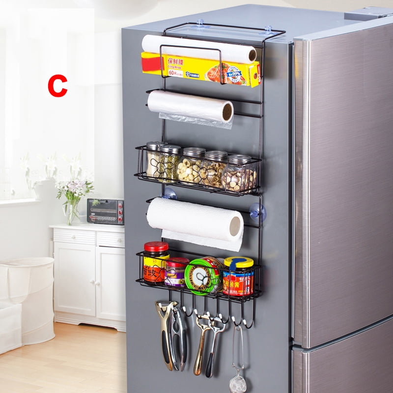 Refrigerator Hanging Storage Rack Holder Large Capacity for Home