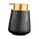 thumbnail image 2 of Dispensador de jabón de cerámica, dispensador de loción reutilizable para baños de hotel. Negro, 2 of 9