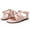 Pink, variant on Girls Summer Gladiator Sandal, Kids Casual Open Toe Strappy Sandals
