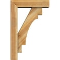 thumbnail image 3 of Ekena Millwork 6"W x 22"D x 34"H Merced Block Rough Sawn Bracket w/ Offset Brace, Western Red Cedar, 3 of 25