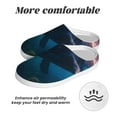 thumbnail image 6 of Kdxio Sunshine Ocean Whale Women's Men's Slippers Plush Slip-On House Slipper for Winter Indoor Soft Cushion Non-slip Fluffy Slides Slippers-39/40, 6 of 7