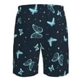 thumbnail image 6 of Wukai Beautiful Butterflies Print Beach Trunks with Compression Liner Swimsuit Quick Dry Beach Sports Shorts with Pocket-Large, 6 of 8