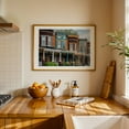 thumbnail image 4 of Guilford Ave Row Houses - Baltimore Maryland Photography Architecture City Vintage Street Photography Unframed Wall Art Print 20 x 28 inches, 4 of 7