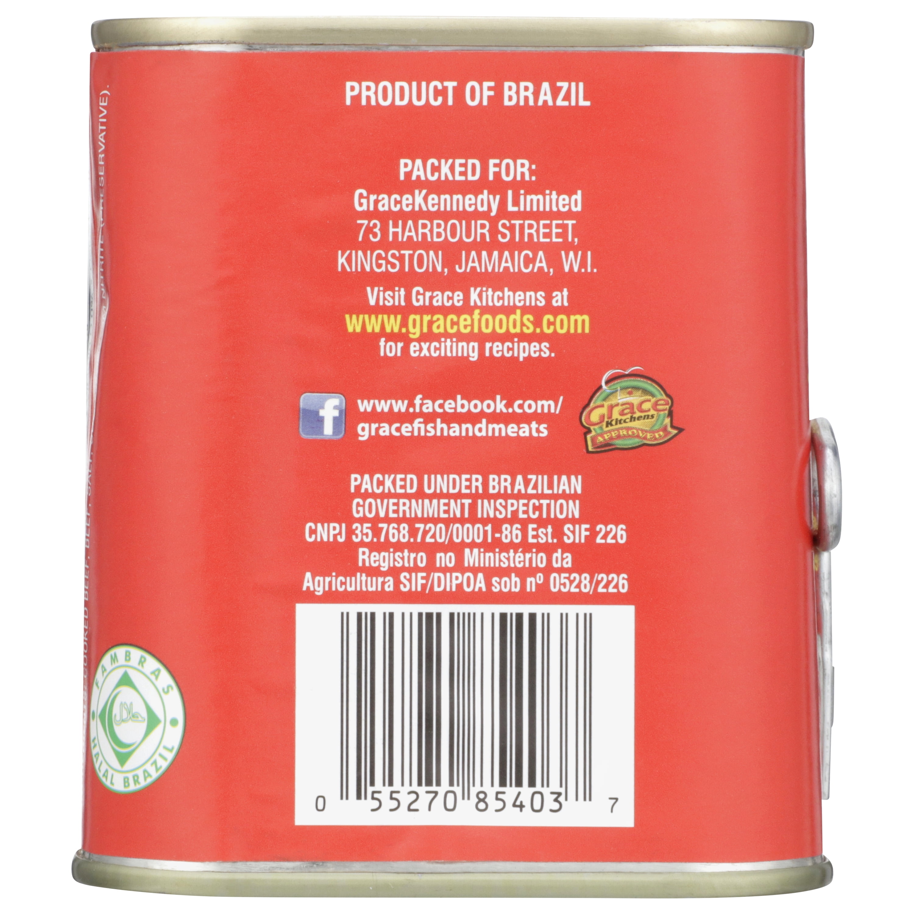 (2 pack) Grace Corned Beef, 12 oz Can, High-Quality Premium Meat