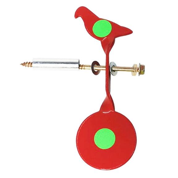 OUNONA Alloy Hanging Target for Outdoor Practice with Red Durable Design