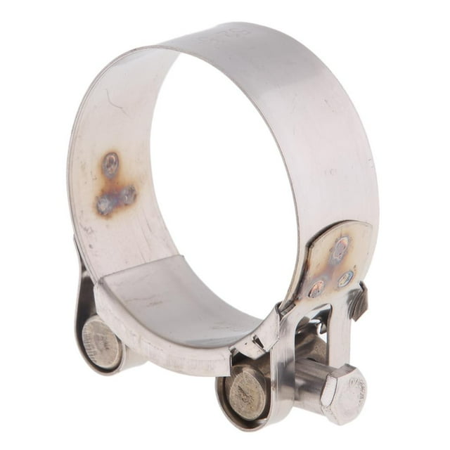 Tuyau d'Échappement en Acier Inoxydable pour Moto - 52-55mm