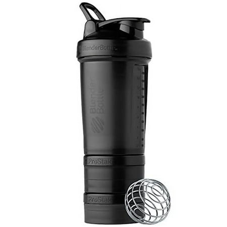 UPC: 0847280068203 | BlenderBottle ProStak 22 Oz Black Shaker Cup with Flip-Top Lid