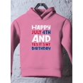 thumbnail image 3 of July 4Th Is My Birthday Hoodie Toddler -Image by Shutterstock,  2 Toddler, 3 of 4