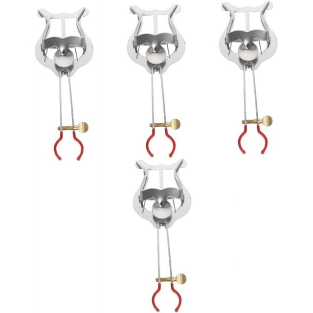 HUGFEGWE 4 Pcs Dossier de Musique Trompette Dossier de Partition Clip de Musique Fourniture de Musique Trompette Support de Partition de Musique Trompette Pince de Partition de Musique Trompette CJB91-8739