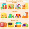 thumbnail image 3 of BQU Montessori Busy Board para niños de 1 año con 23 actividades, 3 of 6