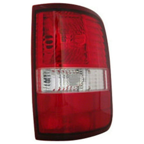 KAI New CAPA Certified Premium Replacement Passenger Side Tail Light Lens And Housing, Fits 2004-2008 Ford Lightduty Pickup