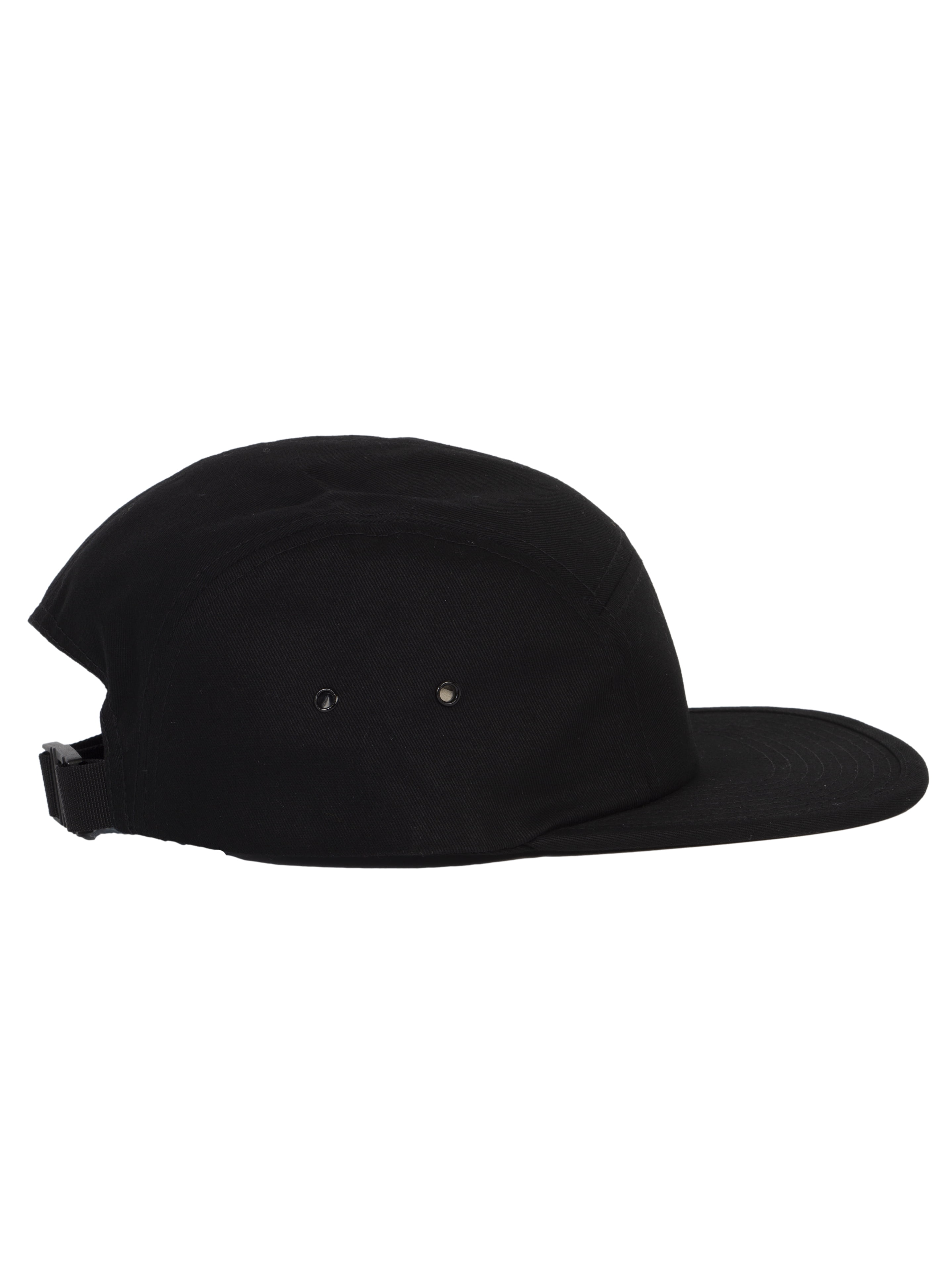 Top Headwear 5 Panel Hat For Men Classic Flat Bill Jockey Baseball Cap Black | Flex Caps