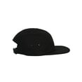 thumbnail image 4 of Top Headwear 5 Panel Hat For Men Classic Flat Bill  Baseball Cap Black, 4 of 4