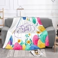 thumbnail image 2 of XMXT Flannel Throw Blanket for Couch, Easter Eggs Decor Prints Bed Sofa Decor Blankets for Home Bedroom, 50 x 40 inches, 2 of 9