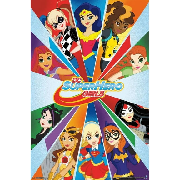 DC Comics TV - DC Superhero Girls - Collage Wall Poster, 22.375" x 34"