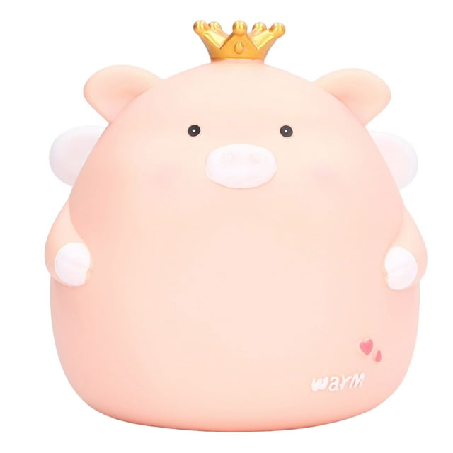 Oubit Cute Pig Money Bank,Coin Bank Large Internal Coin Bank Pink Pig Coin Bank Modern Innovation