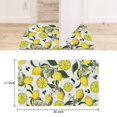 thumbnail image 5 of Lemon Fruit Linen Non-slip Floor Mat, Entryway Doormat Durable Low-Profile Mat Home Decor, Throw Rugs Washable Kitchen Bathroom Laundry Bedroom Living Room Door Mat 30x17in, 5 of 5