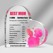 Gifts for Mom, Mom Gifts, Acrylic Heart Keepsake, Birthday Gifts for Mom, Mom Gifts from Daughters, Mom Birthday Gifts, Best Gift for Mom on Mother's Day Birthday Christmas