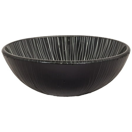 Novatto NOHP-G023 16.5 x 5.5 in. Godere Glass Vessel Bathroom Sink