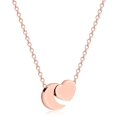 thumbnail image 4 of Daughter Jewelry Gift Necklace from Mom, Dad I Love You To The Moon and Back Heart & Moon Pendant Necklace for Teens, Women, Birthday Gifts for Daughters, Christmas Stocking Stuffers (Rose Gold, 4 of 8
