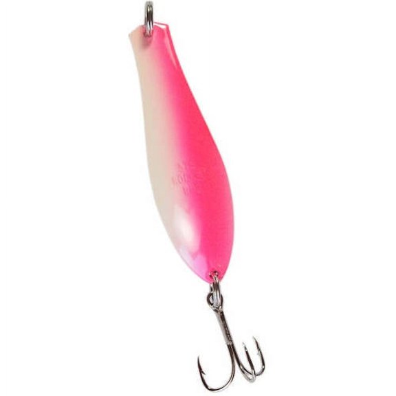 Doctor Spoon Casting Series 7/8 oz 3-3/4" Long - Pink Stripe/Glow