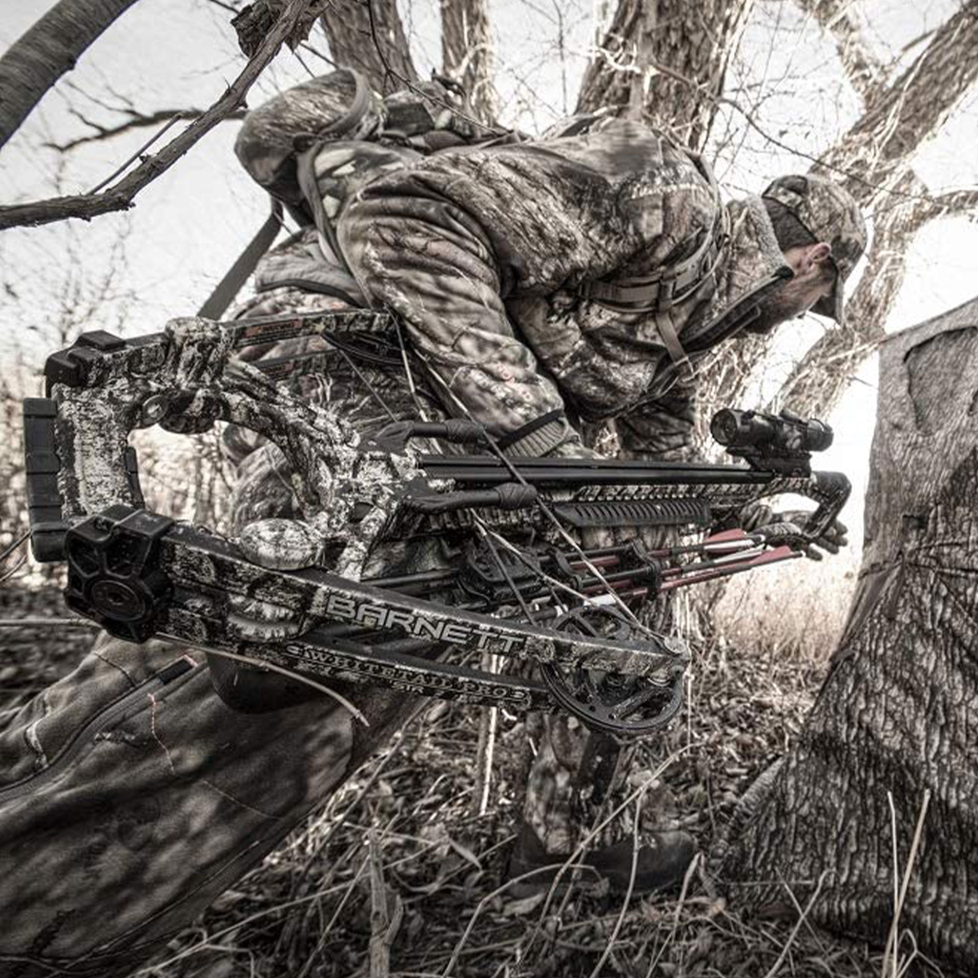 Barnett Whitetail Pro STR 400FPS TriggerTech Hunting Crossbow, Trubark Camo