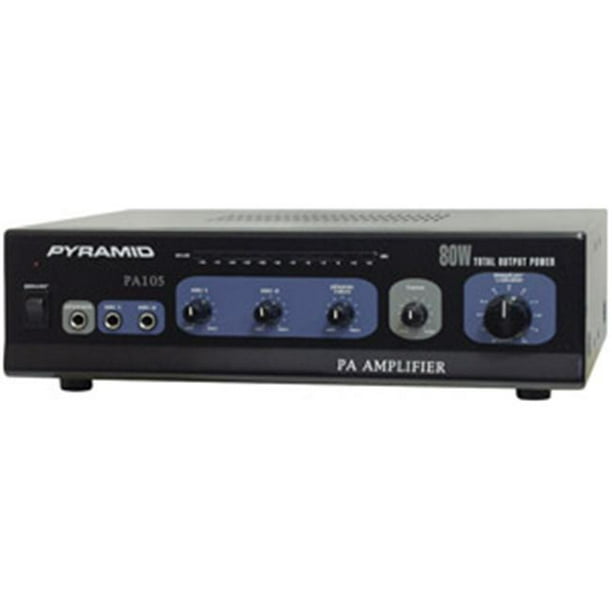PYRAMID PA105 Amplificateur avec Entrée Micro 80 Watts