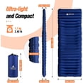 thumbnail image 2 of Hikenture Camping Sleeping Pad, UltraThick 5 Inch, Backpacking Sleeping Mat,Ultralight,Inflatable &Compact Camp Air Mattress for Tent,Cot,Hammock(H100A), 2 of 7