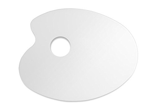 Amaco - Classic Oval Safety Glass Palette - Classic Oval Palette