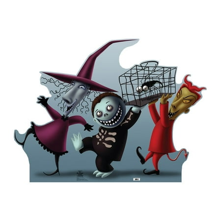 Lock Shock and Barrel (The Nightmare Before Chirstmas) Cardboard Stand-Up, 3ft