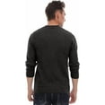 thumbnail image 2 of Puztloy Men's Sweater Crewneck Pullover Long Sleeve Lightweight Knit Soft Casual with Ribbing Edge Pullover Sweaters Dark Grey, 2 of 6
