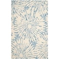 thumbnail image 1 of Safavieh Bella Collection BEL129B Handmade Dark Blue and Ivory Premium Wool Area Rug (2'6" x 4'), 1 of 3