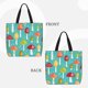 thumbnail image 2 of Easygdp Mushrooms Bolsa Tote para Mujer, Bolso de Hombro para Trabajo, Playa, Viajes, Compras y Supermercado, 2 of 7