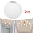 thumbnail image 3 of Modern Style Lamp Durability Guaranteed Easy Craft Glass Replace Ball Lamp Exquisite Craft Cover ABS Round Non-deformable Replace Multicolor White 12cm, 3 of 9