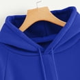 thumbnail image 5 of dmqupv Zip Up Hoodies for Women Womens Long Sleeve Hoodie Sweatshirt Hooded Pullover Tops Blouse With Pocket Hoodies Blue 3XL, 5 of 5