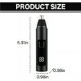 thumbnail image 2 of ACDANC Nose & Ear Hair Trimmer for Men,3-in-1 USB Charging Design, 2 of 6