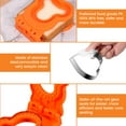 thumbnail image 4 of 4 Pcs Coupe-Sandwich et Scelleur pour Enfants Décruster en Acier Inoxydable Presse-Sandwich Bricolage Coupe-Sandwichs, 4 of 9