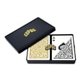 thumbnail image 1 of Copag 1546 Design Cartes à Jouer 100 % Plastique, Format Poker (Standard) Noir/or (Index Régulier, 1 Ensemble), 1 of 3