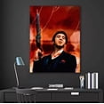 thumbnail image 2 of Cuadro Scarface Cara Cortada Tony Montana Canvas 5 Modelos Diferentes Cuadro Estilo Galeria, 2 of 3