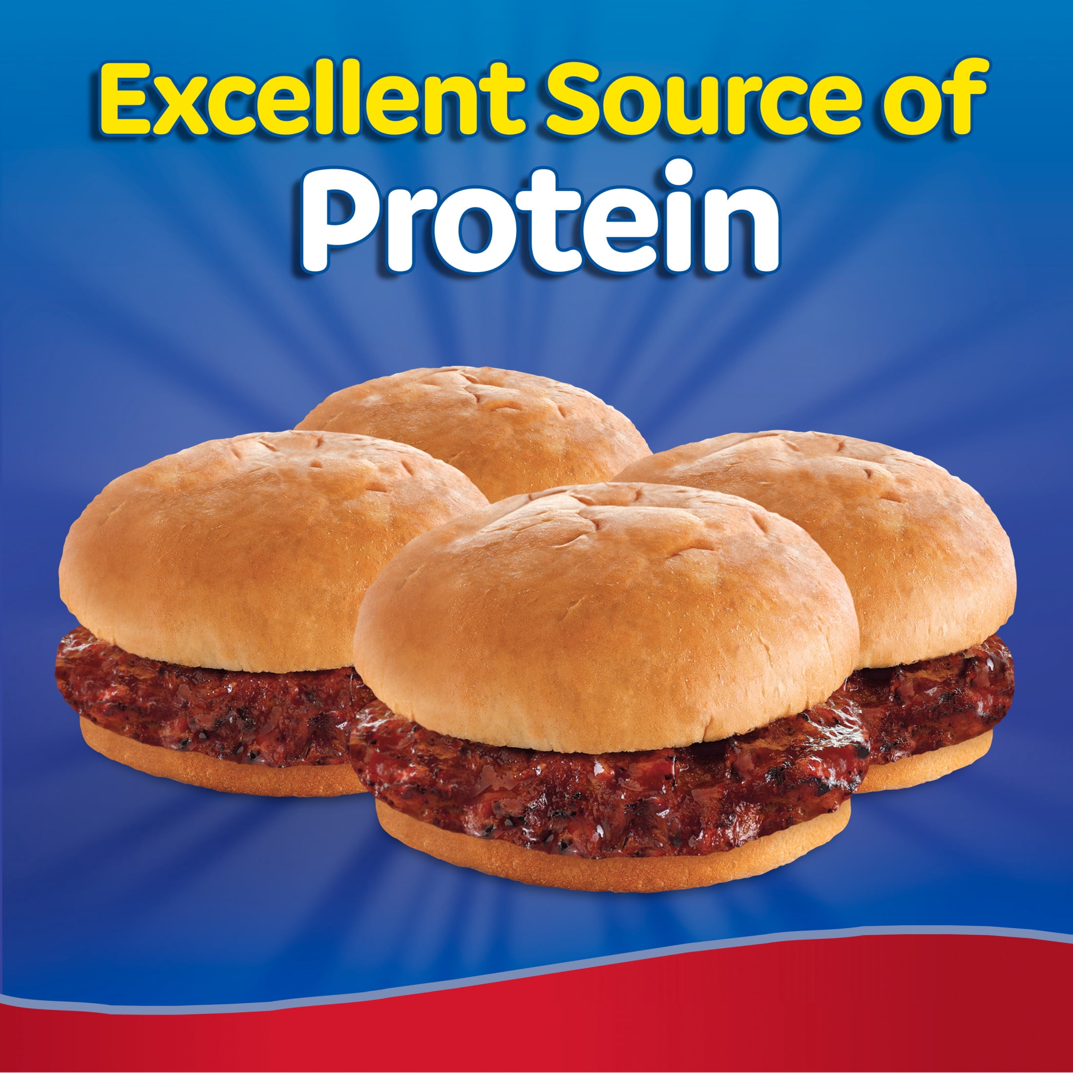 State Fair BBQ Rib Sliders, Fully Cooked, 4 Count, 9.24 oz (Frozen)