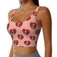 thumbnail image 2 of Balery Basset hound dog with paw Sujetadores deportivos con espalda cruzada para mujer, acolchados, sin costuras, de alto impacto, ideales para yoga, gimnasio, entrenamiento y fitness.-XX-Large, 2 of 8