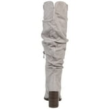 Journee Collection Women's Aneil Knee High Slouch Boots In Faux Suede