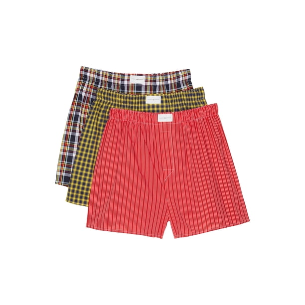 Ropa interior Tommy Hilfiger Cotton Classics Woven Boxer, paquete de 3