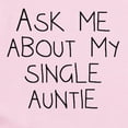 thumbnail image 2 of CafePress - Ask Me About My Single Auntie Body Suit - Baby Light Bodysuit, Size Newborn - 24 Months, 2 of 4