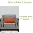 thumbnail image 3 of Majestic Home 18.50" x 8.00" Modern, Contemporary Orange Villa Velvet Throw Pillow , Upholstery Fabric;, 3 of 5