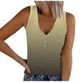 thumbnail image 2 of Idoravan Tank Tops for Women Women's Sleeveless Summer Sexy Casual Tops Regular V Neck Printing Sleeveless Vest Tops, 2 of 5