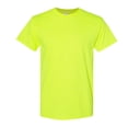thumbnail image 5 of High Visibility Safety T-Shirt | Gildan Hi Vis Safety Green Tee Short Sleeve Shirt 5.3 Oz. Pack 12, Size-4XL, 5 of 5