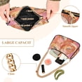 thumbnail image 2 of FORMRS Womens Shoulder Bag with Chain Strap Clutch Purse Cute Tote Handbag, Abstract Pink Flowers, 2 of 7