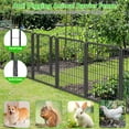 thumbnail image 3 of Metal Garden Fence 75ft(L)×40in(H) No Dig Fence Panels with Gate Fencing for Yard Animal Barrier Decorative Garden Fencing for Backyard Patio Garden Flower Beds, 3 of 8